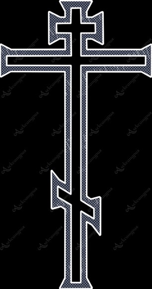 Крест Кр-017 для гравировки на памятнике