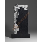 Памятник на могилу Крест, розы Кр-021