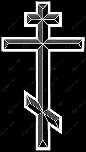 Крест Кр-028 для гравировки на памятнике