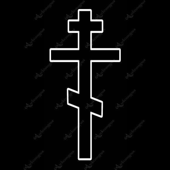 Крест Кр-036 для гравировки на памятнике
