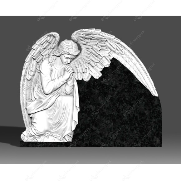An-080_Angel_molitsya_2_sh761v640.580 Pamyatnik Angel  iz granita s ystanovkoi po lychshei cene Памятник Ангел Ан-080