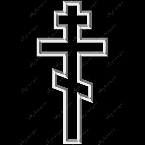Крест Кр-038 для гравировки на памятнике