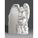 Православный Памятник фигурный  Ангел скорбящий с букетом двусторонний Ан-054 фото