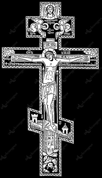 Крест Кр-070 для гравировки на памятнике