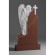 Православный Памятник на могилу Ангел женский с крестом (без креста) Ан-005 цена