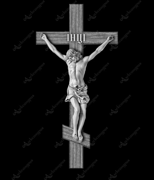 Крест Кр-095 для гравировки на памятнике