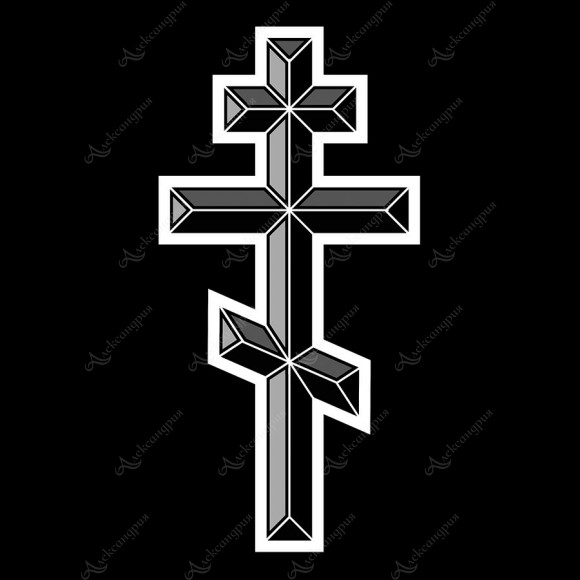 Крест Кр-096 для гравировки на памятнике