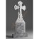 Православный Памятник на могилу Крест распятие, тумба, завитки Кр-020 цена