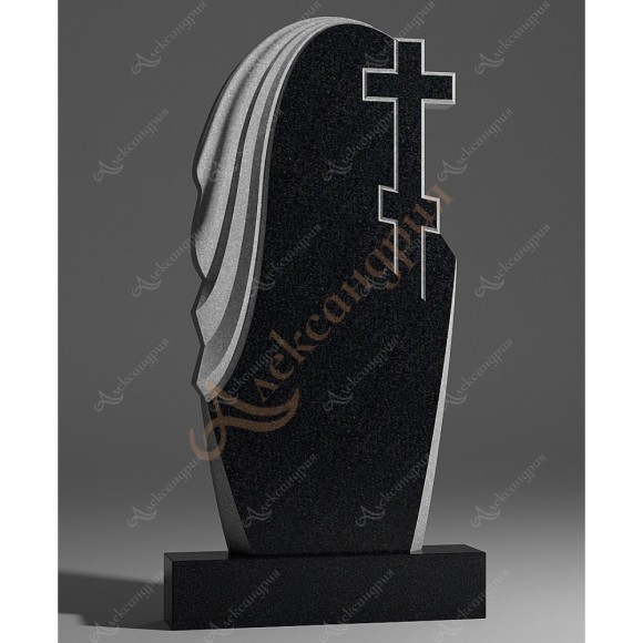 Православный Памятник на могилу Крест и мантия Кр-014